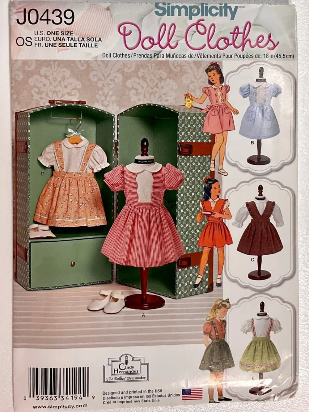 Simplicity J0429 (1244) 40s/50s 18